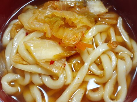 お一人様☆キムチ煮込みうどん♪